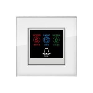 China 220V AC Hotel Door Plate Multi Material Frame Self Contained Power 0.3W wholesale
