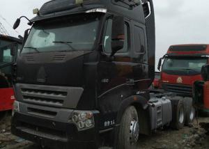 China Used Truck Tractor HOWO 6X4 truck tractor 420 hp black color new type Africa popular product cheap wholesale