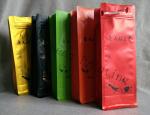 Leakproof Aluminum Foiled Flat Bottom Zipper Storage Bags For Tea Food