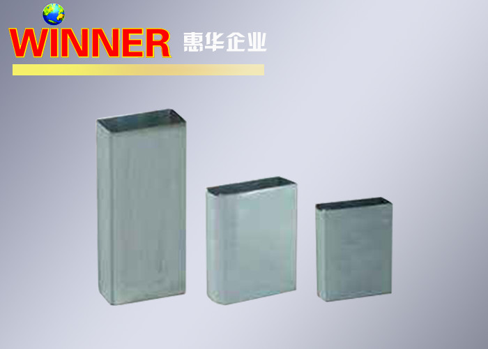 Silver Aluminium Square Box Lithium Ion Battery Aluminium Box Section