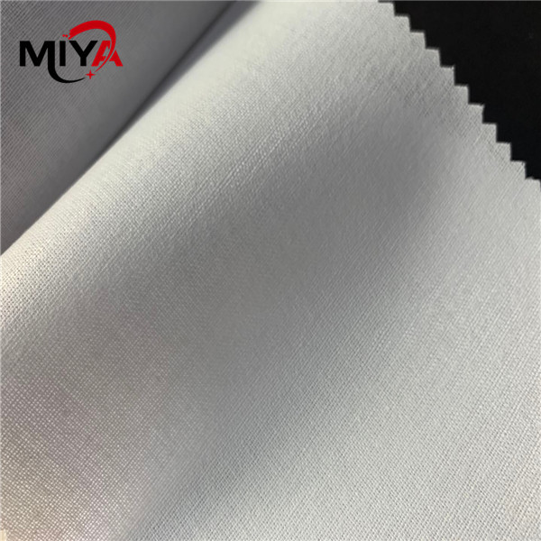 Off White Polyester 165gsm Woven Interfacing Fabric