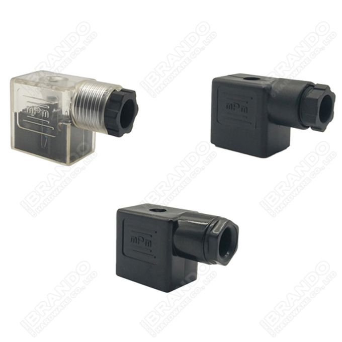 DIN 43650B MPM Solenoid Valve Coil Socket Connector DIN 43650 Form B
