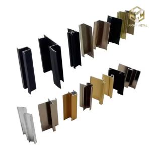 China 6mm 8mm 10mm 12mm Industrial Aluminium Edge Trim Profiles Board Connector wholesale