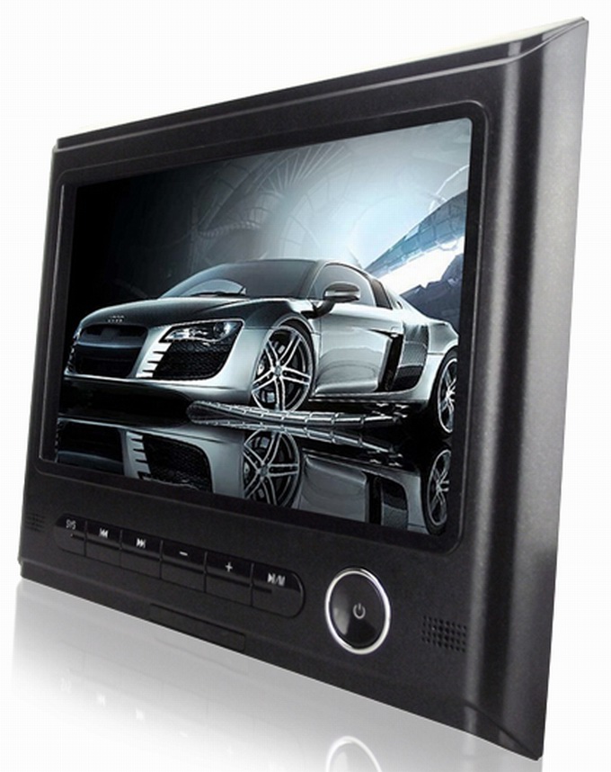 9 inch car headrest monitor with high definition digital screen support mp4 mp5 OCB-H6518