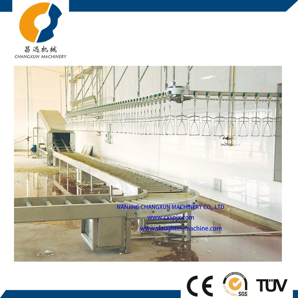 High Productivity Slaughterhouse Trolley 200BPH - 12000BPH Poultry Processing Tools