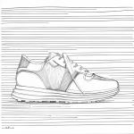 Breathable Outdoor Custom Made Running Shoes MD Rubber Mesh