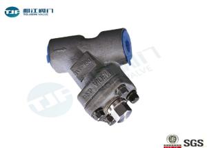 China Forged A 182 Steel Y Strainer Valve Threaded Type With SUS 316 Screen wholesale