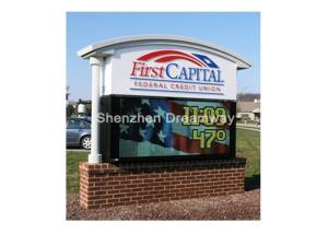 China 16mm Pixel Pitch Outdoor LED display Signs with Win2000 / XP / Vista , 256mm × 128 mm wholesale