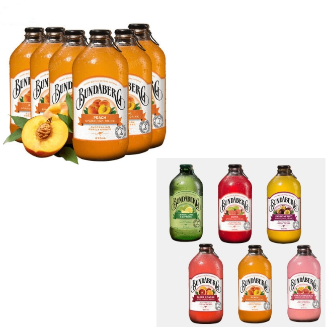 Australia Bundaberg 375ml Soft Drinks Beverage Glass Bottle 13oz