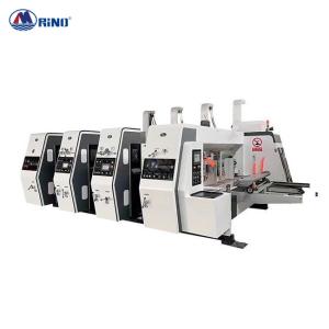 China RINO Carton Box Flexo Printing Machine With Die Cutter wholesale