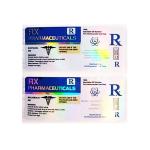 Waterproof Die Cut Holographic 10ml vial Vial Labels