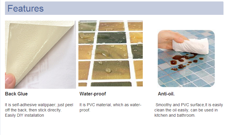 Moisture-Proof PVC Vinyl Brick Stone Wallpaper Vintage Design 3D Brick Wallpaper Adhesive Paper Stickers