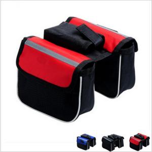 China bicycle bag double bicycle bag cycling bicycle frame pannier bike front tube bag wholesale