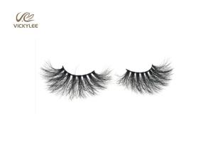 China Stero 7D Effect 28MM Short Thick False Eyelashes wholesale
