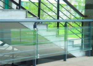 China Decorative Glass Railing Laminated Safety Glass Grey CE / CSI Approve wholesale