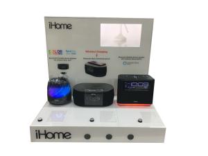 China Tabletop Sturdy Metal POP Displays Multipurpose For Audio Speaker wholesale
