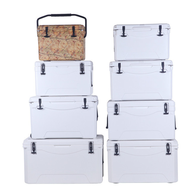 LLDPE Hiking Ice Box Cooler 35QT Portable Drinks Cooler Box