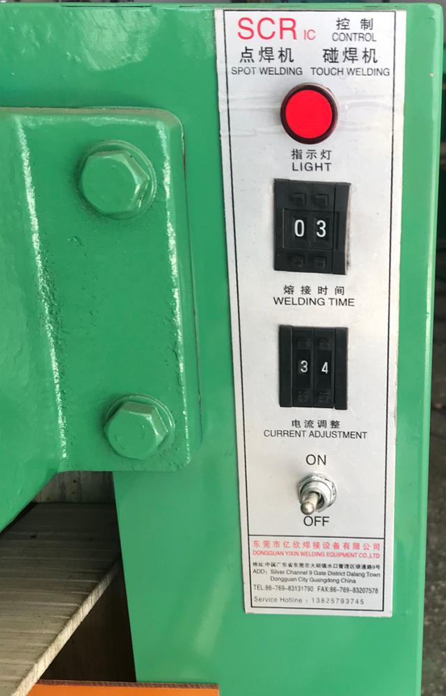 YXA-25 Welded Wire Mesh Foot Butting Spot Welder Mesh Welding Machine 150 KG Weight