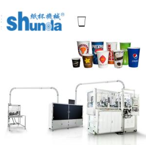 China Energy Saving Cold Icecream Container Making Machine by Paper Fan wholesale