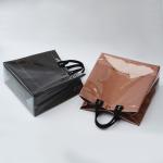 Personalized Grocery L36*D15*H35 Cm Black PVC Handbags
