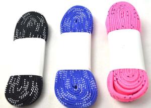 China 96 Inches Red Ice Hockey Laces Tight Moulded Tips Non Slip For Skate Shoes shoelaces wholesale
