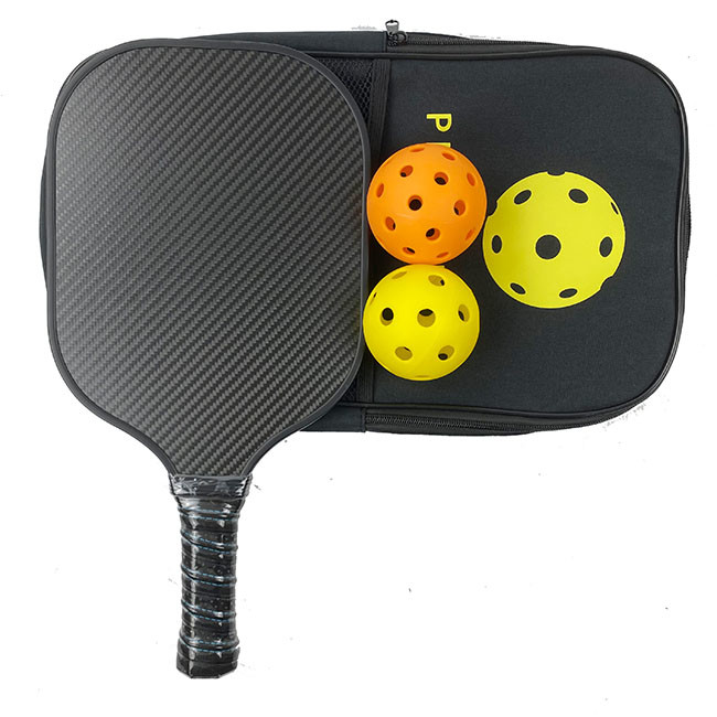 Full Carbon Pickle Ball Padel Racket Top Paddle With Pp Honeycomb Core