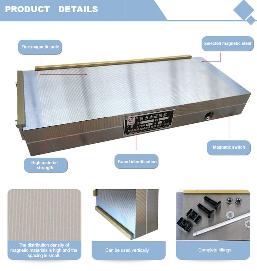 Permanent Grinding Magnetic Chuck