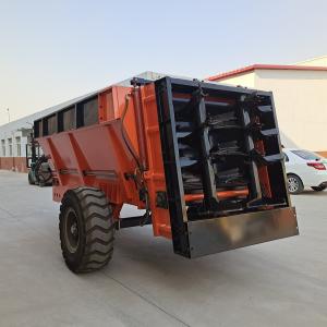 China Manure Trailer Farm Spreader Vertical Hydraulic Fertilizer Spreader wholesale