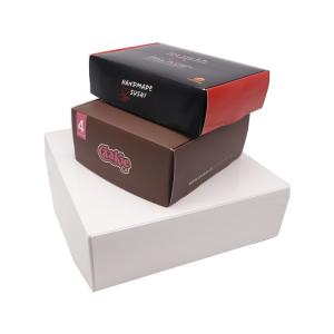 China 350GSM Paper Sushi Box Takeaway Sushi Tray Container Gloss Lamination wholesale