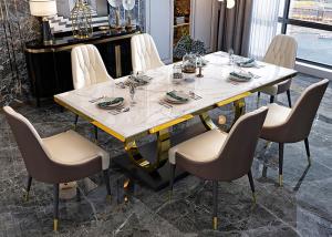 China 51''X31''X30'' Corrosion Resistant Modern Luxury Dining Table wholesale