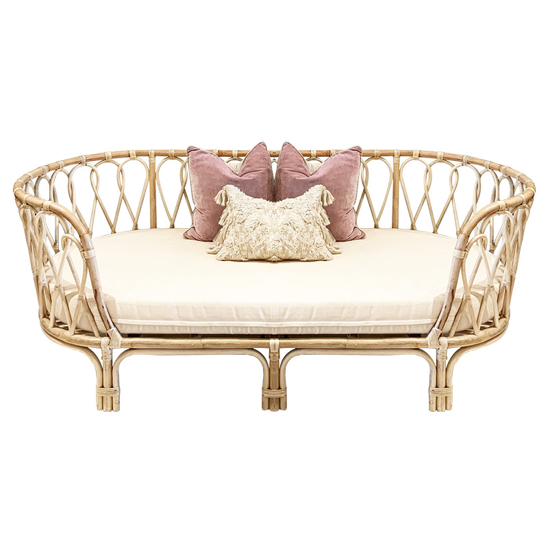 Outdoor Patio Furniture Leisure Four Sets Table And Chair With Rattan Frame Material