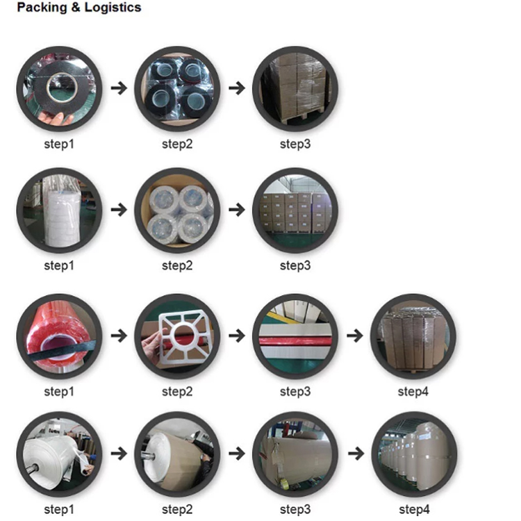 Custom Two Sided Adhesive Tape Strong Adhesion For Glass Mounting And Bonding