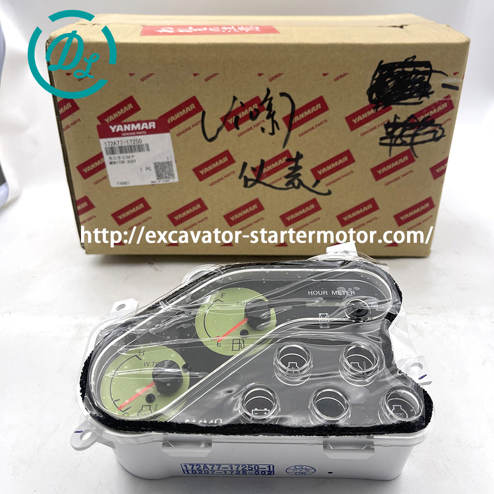 Excavator Monitor 172A77-17250 Yanmar Excavator VIO17 30-5 40-5