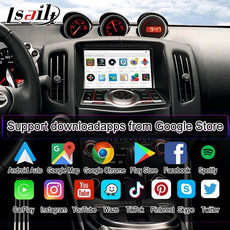 Lsailt 7 Inch Android Multimedia Video Interface Carplay Screen For Nissan 370Z