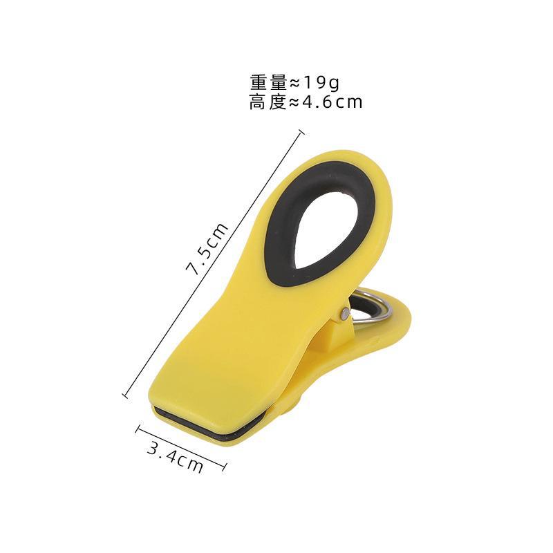 Stocked Plastic Magnetic Bag Clips for Sealing Snack Coffee Food Bags Customised
