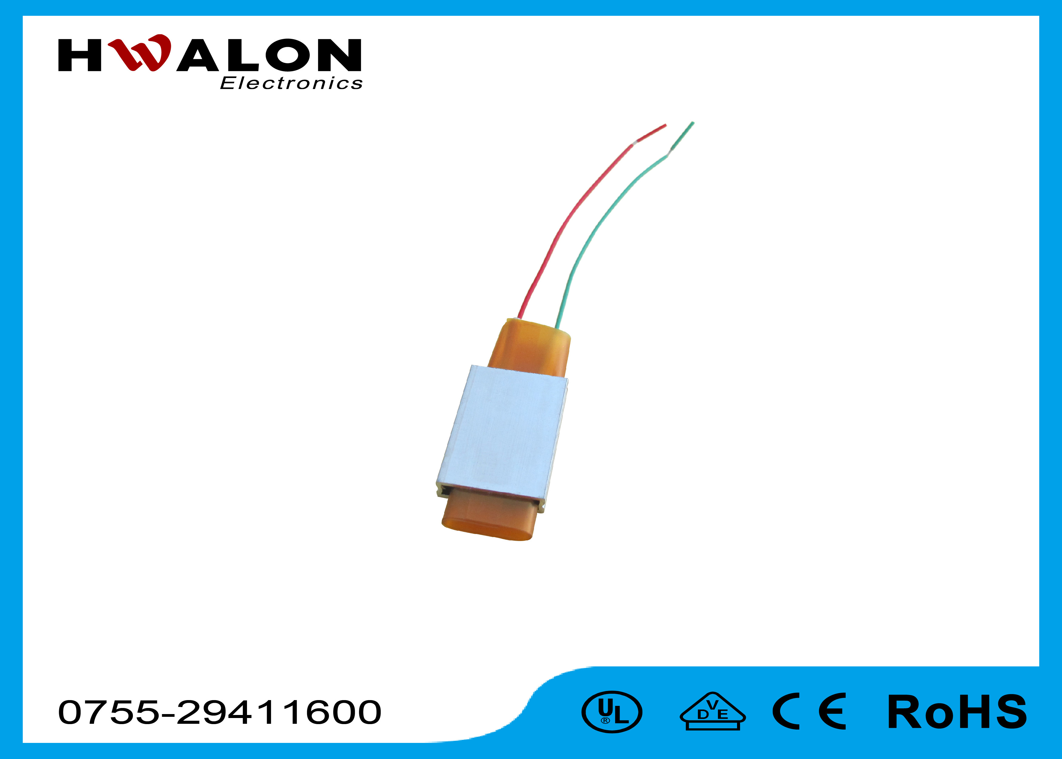 80 - 220 Degrees Celsius PTC Element Heater 12V Applicable Miniature Heating