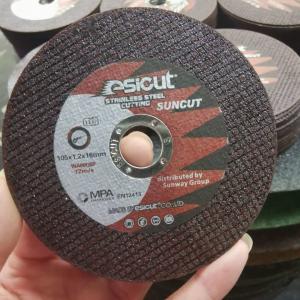 China Red D105x1.2x16mm Stainless Steel Cutting Discs OEM ODM Cut Off Wheel For Grinder wholesale
