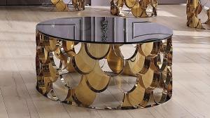 China Round Dia 100cmx45cm SS Coffee Table for Italian Contemporary Living Room wholesale
