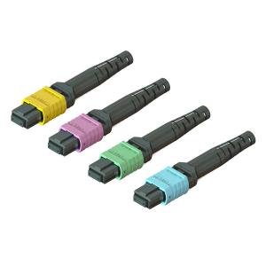 China Telecommunication MPO Fiber Optic Connector 3.5 60mm 12 / 16 / 24 Cores Male Female wholesale