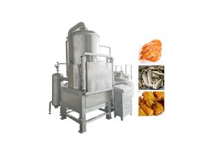 China Centrifuge Mushrooms 80kw 200L Vacuum Frying Machine wholesale