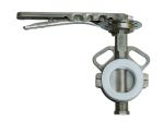 Split Body Wafer Butterfly Valve SS Butterfly Valve Long Working Life