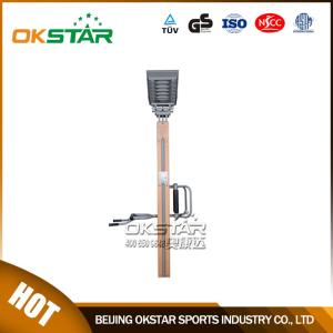 China wooden street lamp outdoor fitness equipment massager wholesale