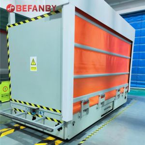 Long Distance Electrical Rail Transfer Cart Variable Speed Q235 Material