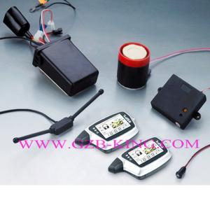 China FM-FM 2-way LCD Pager Motorcycle Alarm wholesale