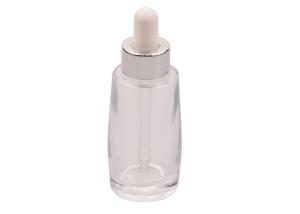 China 20/400 30ml Clear Glass Dropper Bottles 30g Body Oil Glass Bottle wholesale