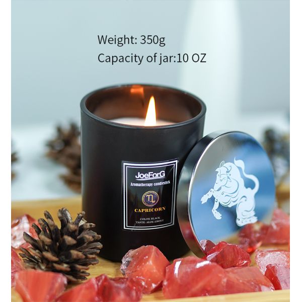 Scented Candles Luxury Private Label Vanilla 8Oz Lemon Grass Scented Candle In Bulk With Box