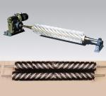Mine Unpowered Brush Conveyor Brush Cleaner