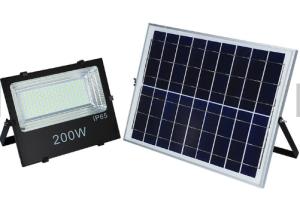 China Rain Proof Solar Flood Lamp , Super Bright Solar Flood Light 60w 100w Aluminum Housing wholesale