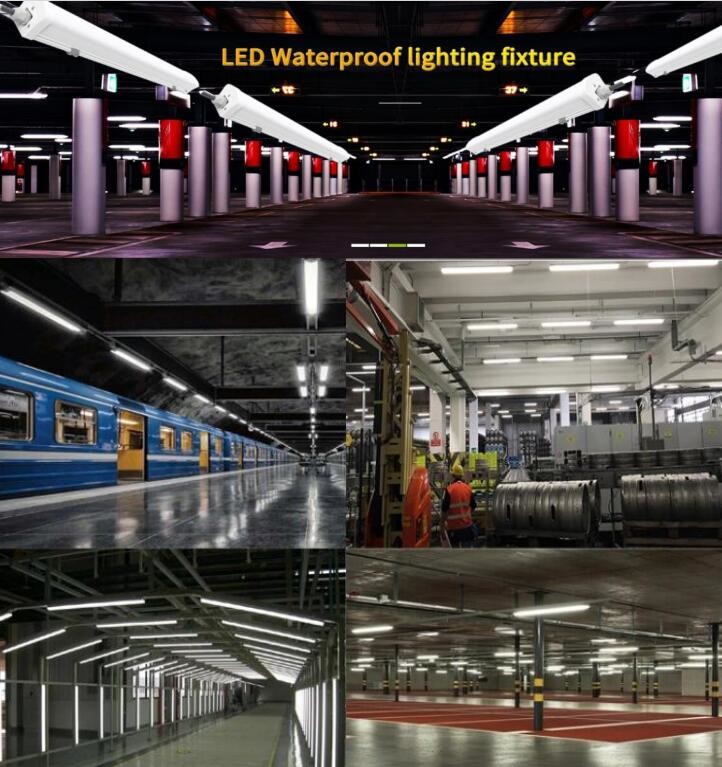 18W 36W 45W LED Tri Proof Lighting Damp Proof Luminaires IP65 Waterproof Lighting Fixture