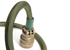 China Cable Protected Automotive Braided Sleeving Nomex Green For Cars wholesale